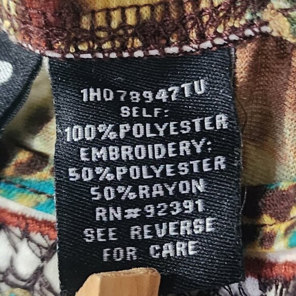 VTG Y2K Beaded Halter Embroidered SZ L Boho Festival Fairy Wst Tie Whimsy Gypsy - Picture 8 of 8